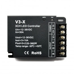 Контроллер V3-X RGB/CCT/DIM 12/24V, 360/720W