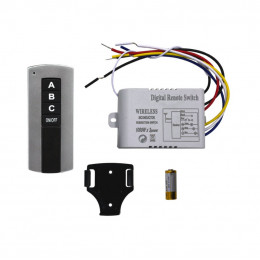 Пульт дистанционного управления светом беспроводной 3 канала выключатель света