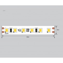 Светодиодная лента 10W 24V 2835 4000K 120LED