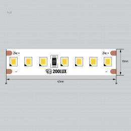 Светодиодная лента 15W 4000K 24V 2835 168LED