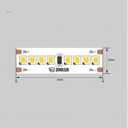 Светодиодная лента 20W 4000К 24V 2835 240LED