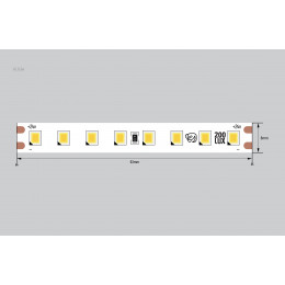 Светодиодная лента 9,3W 3000 24V 2835 128LED энергоэффективная