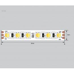 Светодиодная лента CCT 22W 24V 3838 120LED